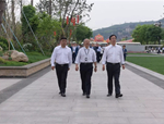 陜西省智慧旅游工作現場會參會人員觀摩國家文史公園
